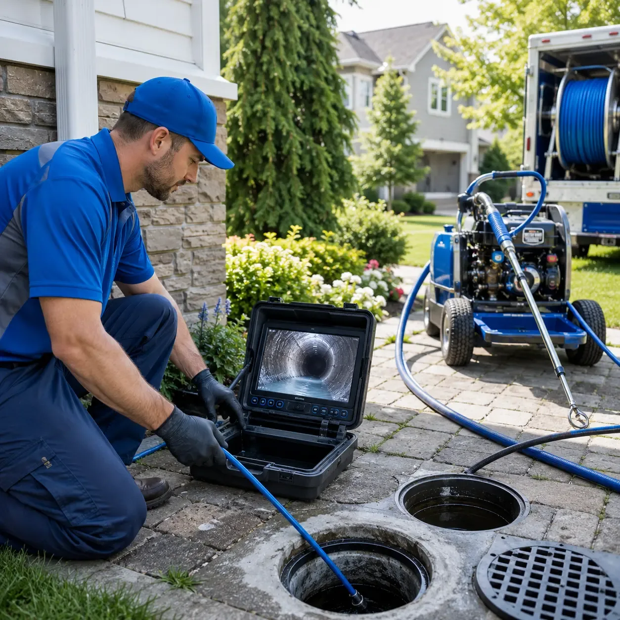 Outdoor drain cleaning professionals serving Lykens, PA